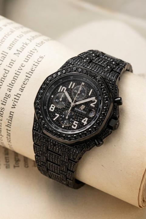 Audemars_piguet royal Oak TachyMeter Iced Out