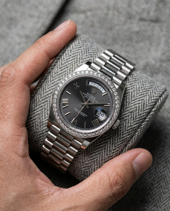 Rolee_x Oyster perpetual Day Date Diamond