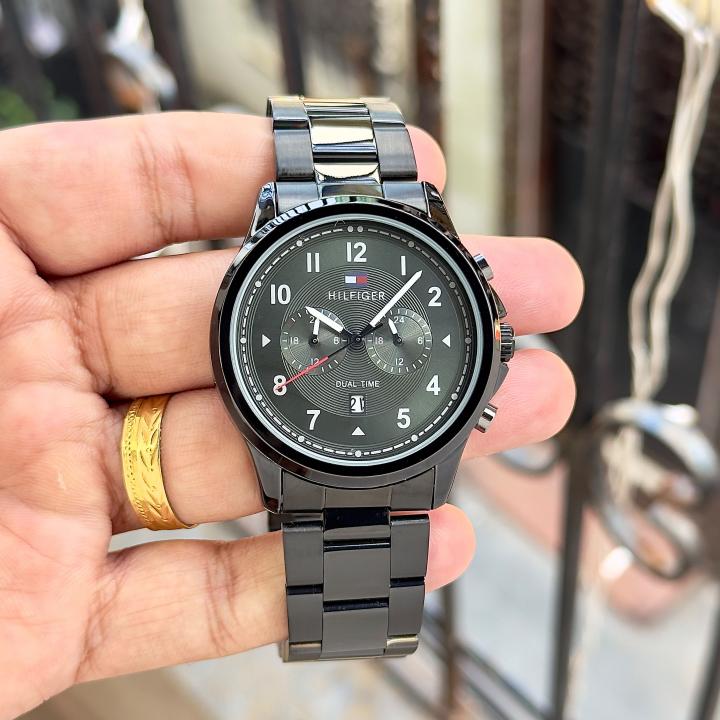 Tommy Hilfigee_r Dual Time Black Green
