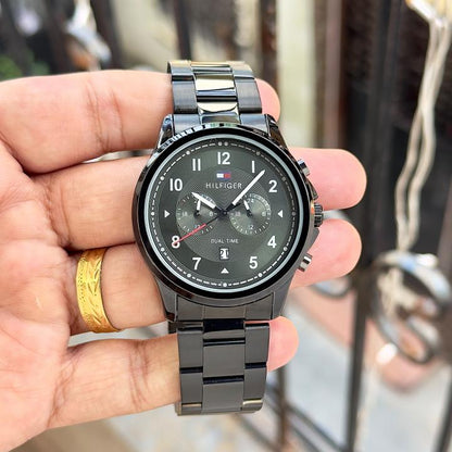 Tommy Hilfigee_r Dual Time Black Green