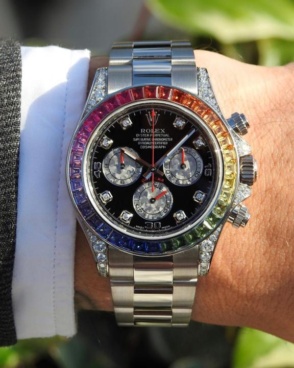 Role_x Oyster Perpetual Rainbow Silver