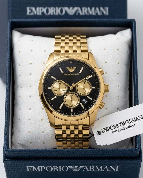 Emporio Armann_i AR11581 Chronograph Gold-Black