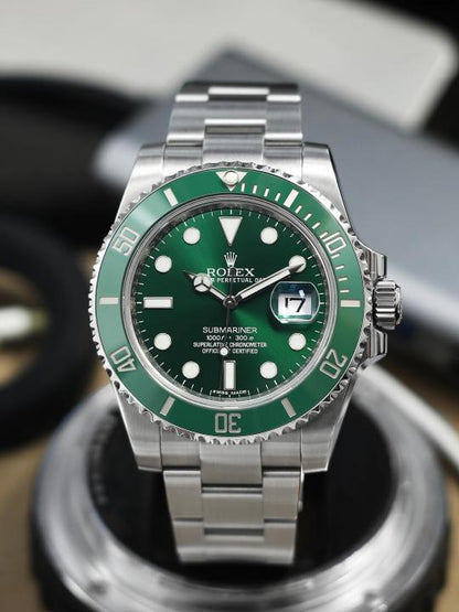 Rolee_x Oyster Perpetual Submarine Silver-Green