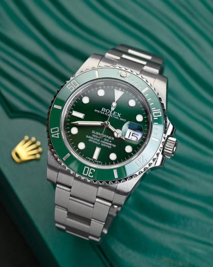 Rolee_x Oyster Perpetual Submarine Silver-Green
