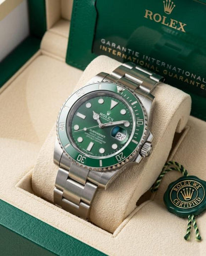 Rolee_x Oyster Perpetual Submarine Silver-Green