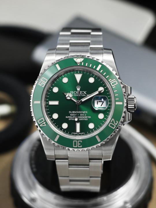 Rolee_x Oyster Perpetual Submarine Silver-Green