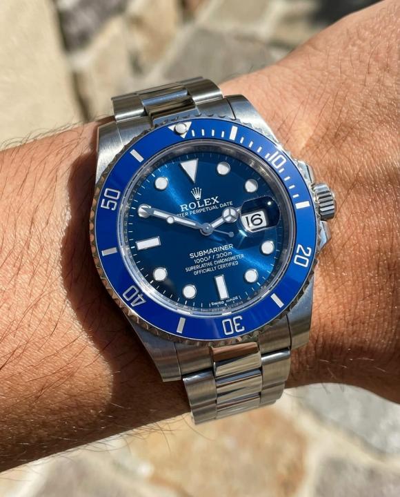 Role_x Oyster Perpetual Submarine Silver-Blue