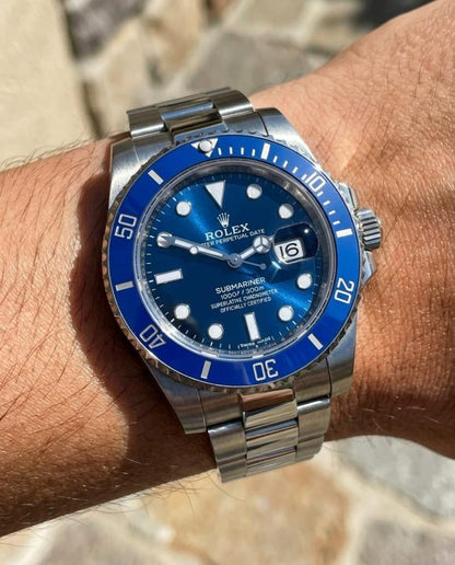 Role_x Oyster Perpetual Submarine Silver-Blue