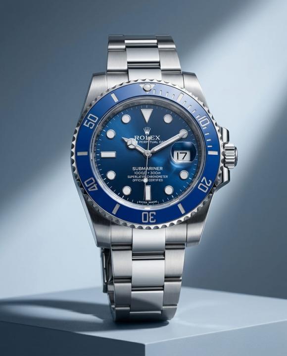 Role_x Oyster Perpetual Submarine Silver-Blue