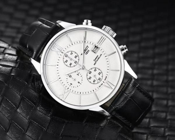 Tissoo_t 1853 Chemin Black-Silver-White