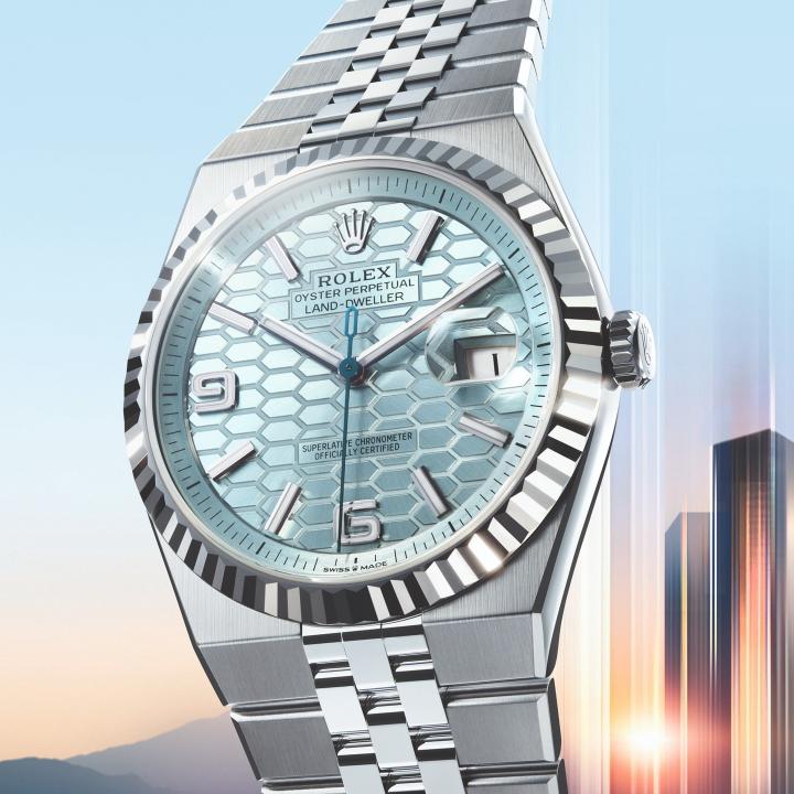 Rolee_x Oyster Perpetual Land Dweller Tiffany