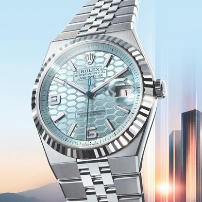Rolee_x Oyster Perpetual Land Dweller Tiffany