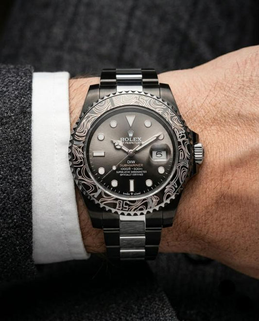 Rolee_x Oyster Perpetual Submarine DIW Limited Addition Black-Grey