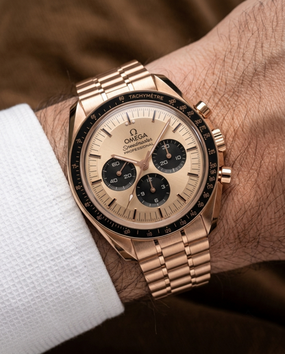 Omegg_a Speedmaster Professional Moonwatch Copper-Pink