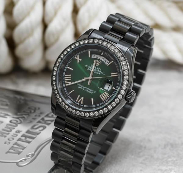Rolee_ x Oyster perpetual Day Date Diamond 40 Battery