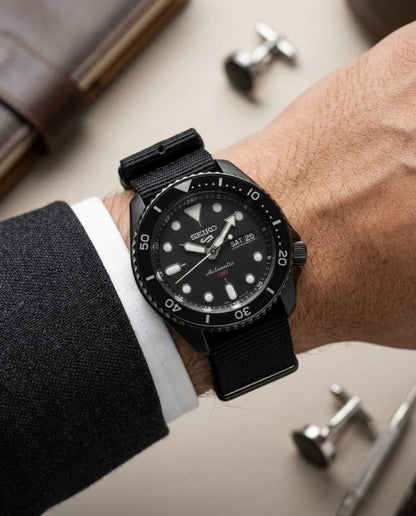 Seikk_o 5 Sports SRPD79K1 Black