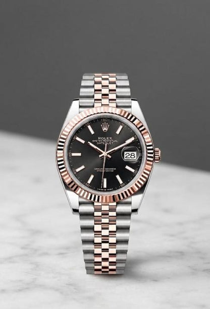 Role_x Oyster Perpetual Date Just 2Ton-Copper-Black