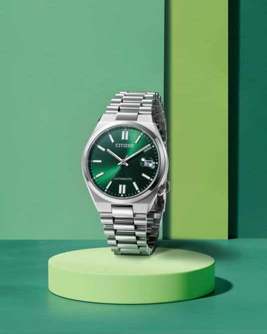 Citizen Tsuyosa Quartz Silver Green