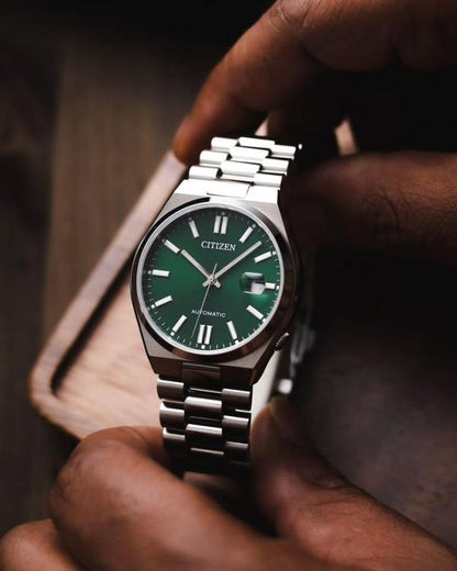 Citizen Tsuyosa Quartz Silver Green