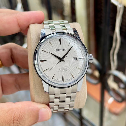 Seikk_o Presage Cocktail Time Mockingbird silver White