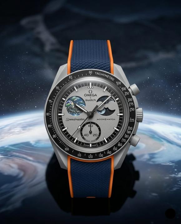 Omegg_a Moon Watch Limited Edition Blue