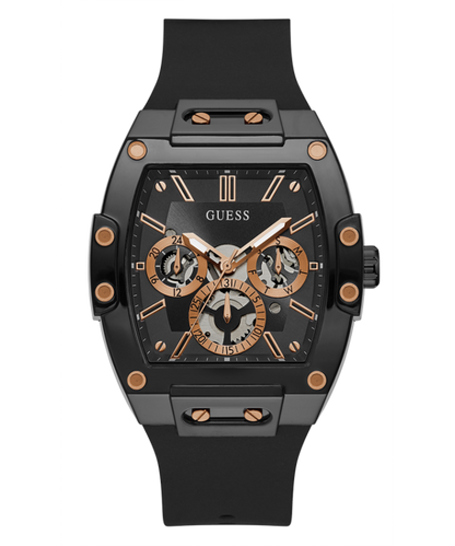 Guess Rectangle Chronograph Black-Copper Chronograph