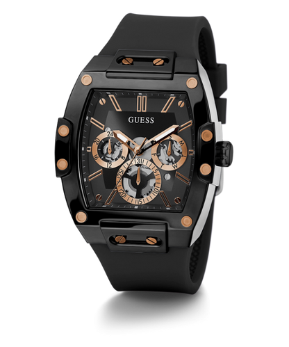 Guess Rectangle Chronograph Black-Copper Chronograph