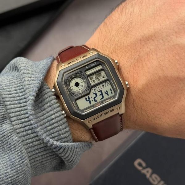 Casio AE 1200 Illuminator Brown J1234