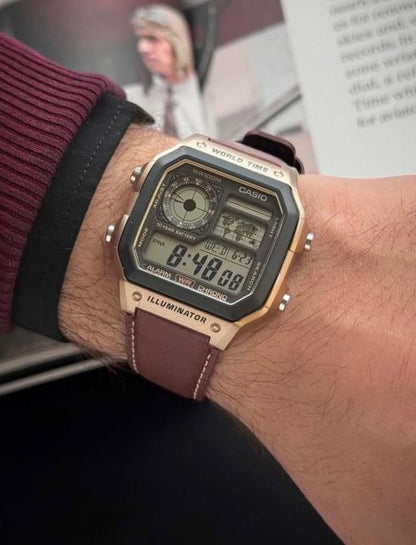Casio AE 1200 Illuminator Brown J1234