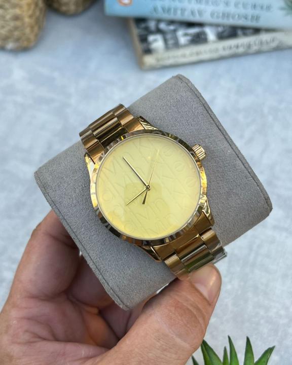 Calvin K_lein Rocna Ura Gold