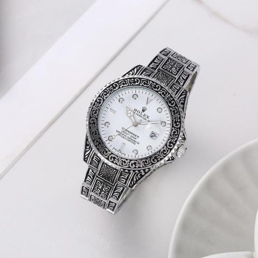 Role_x Oyster Vintage Silver-White