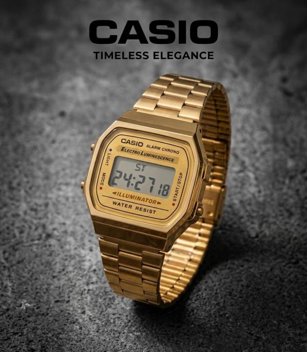 Casio Vintage Illuminator Gold