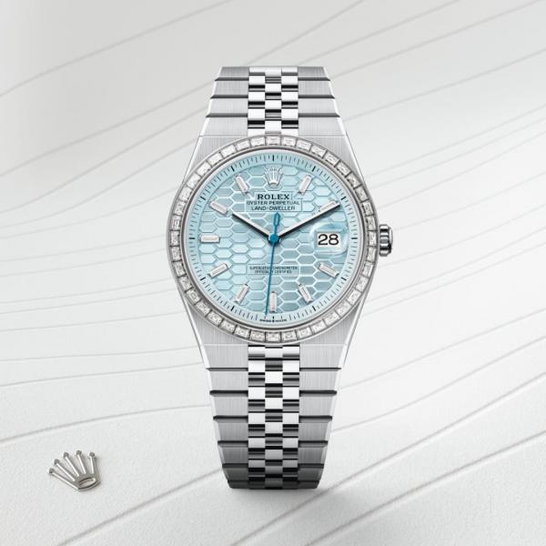 Role_x Oyster Perpetual Land Dweller Diamond Bazel