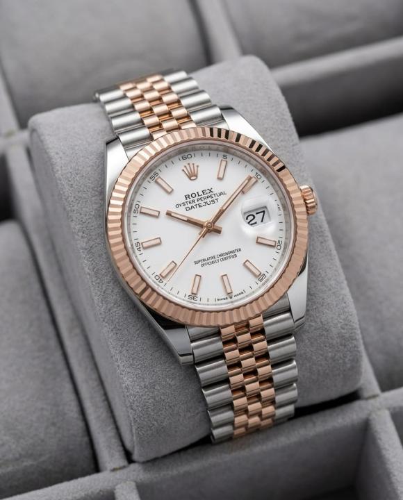 Role_x Oyster Perpetual Date Just 2Ton-Copper-White