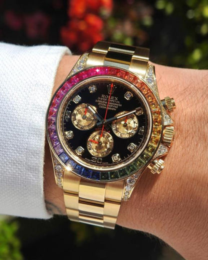Role_x Oyster Perpetual Rainbow Gold