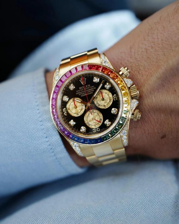 Role_x Oyster Perpetual Rainbow Gold