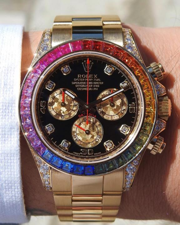 Role_x Oyster Perpetual Rainbow Gold