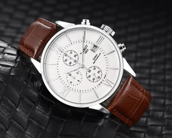 Tisso_t 1853 Chemin Brown-Silver-White
