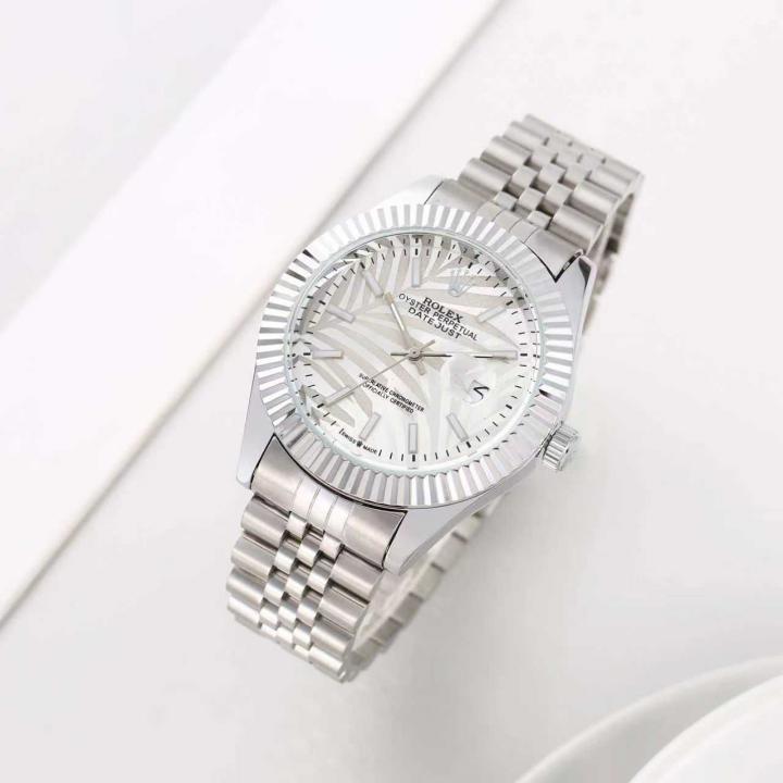 Role_x Oyster Perpetual Date Just Silver-White 40 Battery