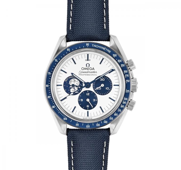 Omegg_a Speedmaster Silver Snoopy