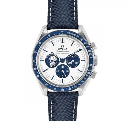 Omegg_a Speedmaster Silver Snoopy