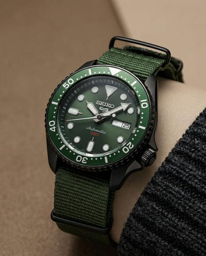 Seikk_o 5 Sports SRPD79K1 Green