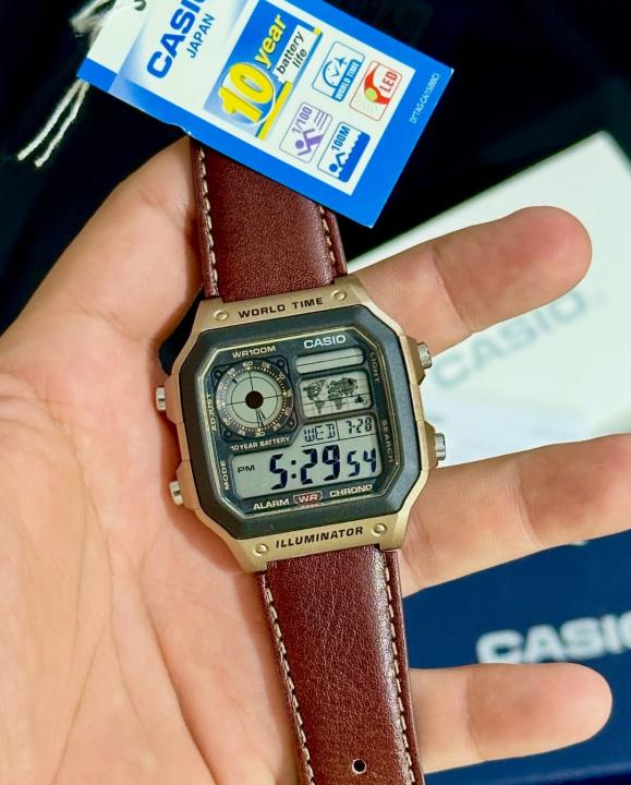 Casio AE-1200 Illuminator Brown - J1234