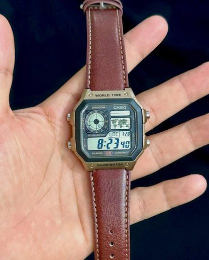 Casio AE-1200 Illuminator Brown - J1234