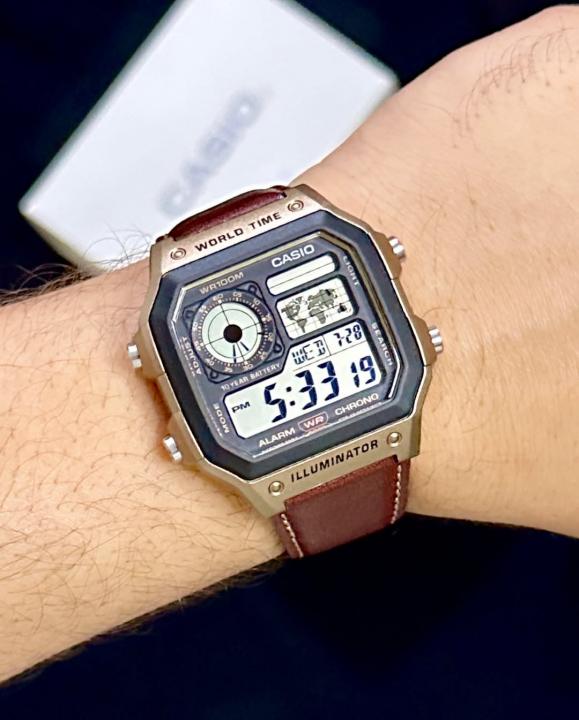 Casio AE-1200 Illuminator Brown - J1234