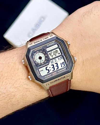 Casio AE-1200 Illuminator Brown - J1234