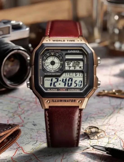 Casio AE-1200 Illuminator Brown - J1234