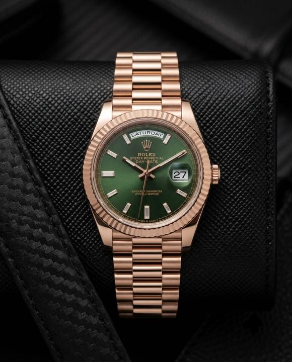 Oyster Perpetual Day Date Copper Greenu