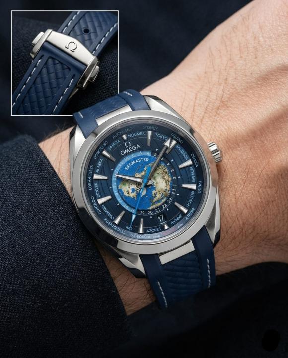 Omeg_a Seamaster Aqua Terra 150M - Quartz World Map