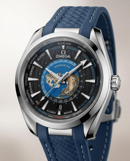 Omeg_a Seamaster Aqua Terra 150M - Quartz World Map